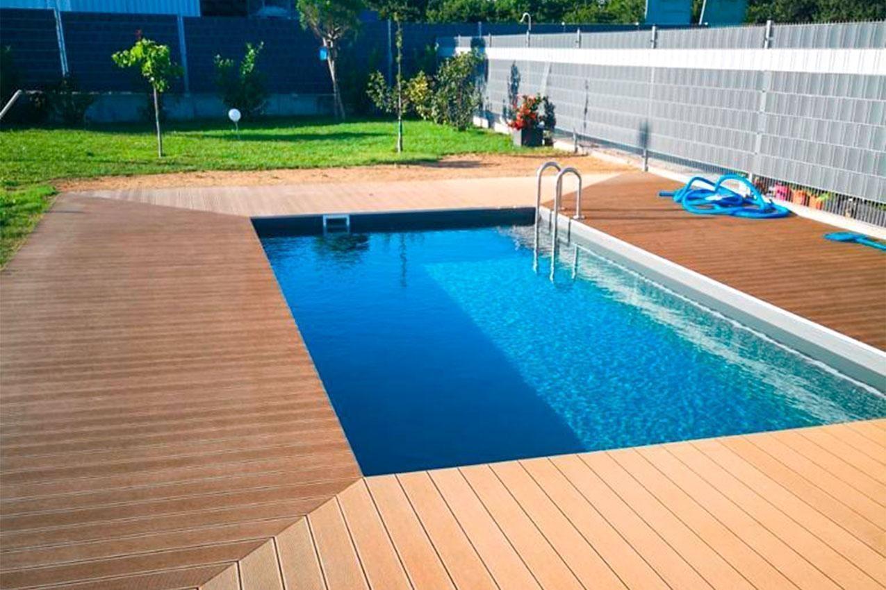 DKS Poolanlage Anthrazit